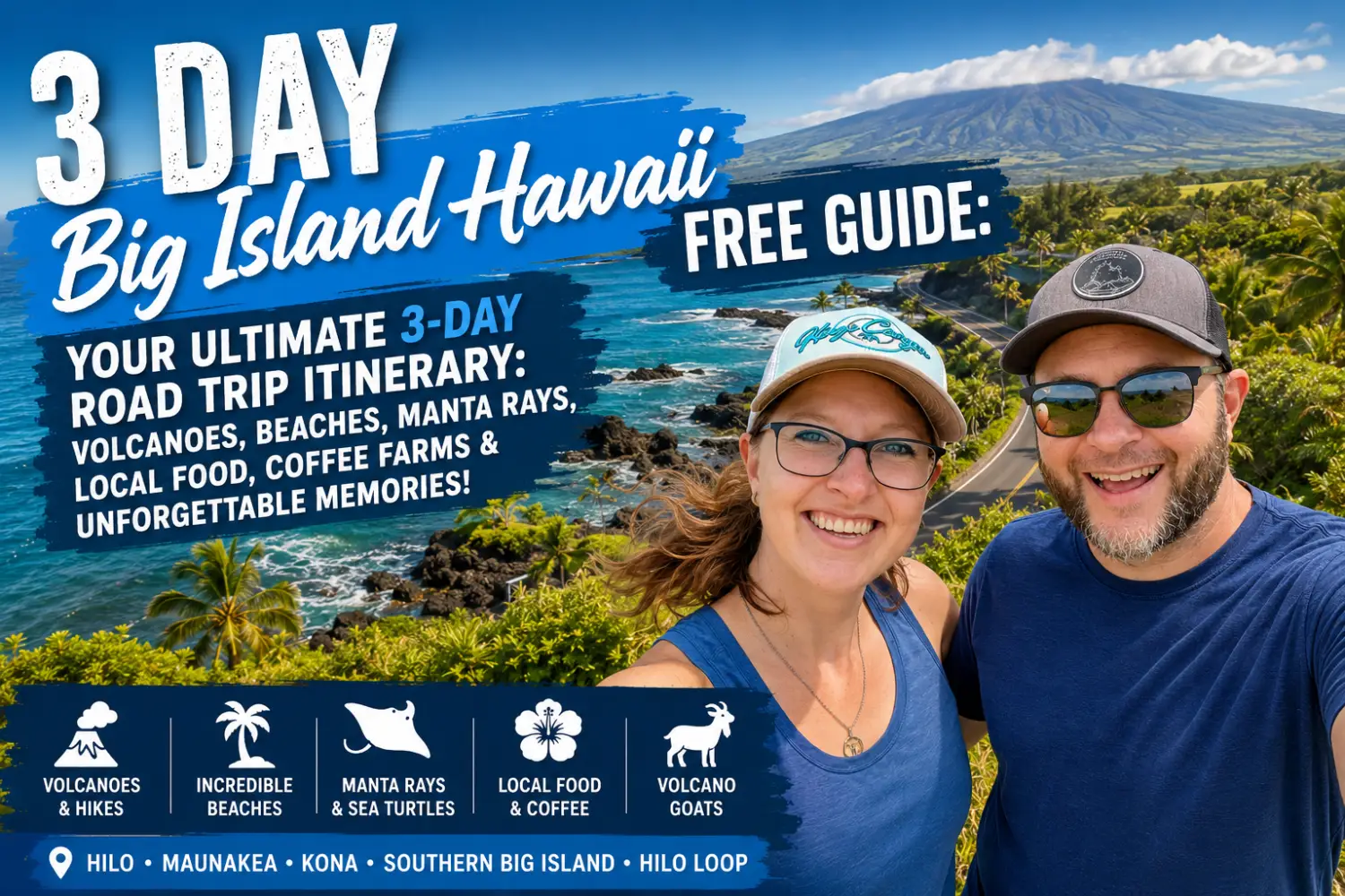3 Day Big Island Hawaii Free Guide Road Trip Ktnnjk